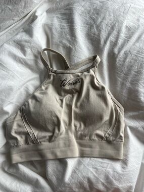 Darc Sport Wolves High Neck “Everson” Sports Bra - sand